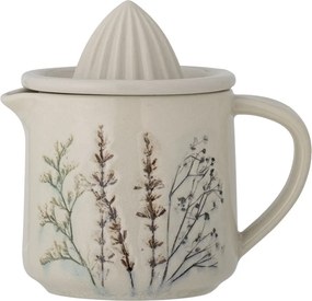 Storcător de lămâi din ceramică cu motive botanice, L14,5×H14×W10 cm, natural, „Bea"