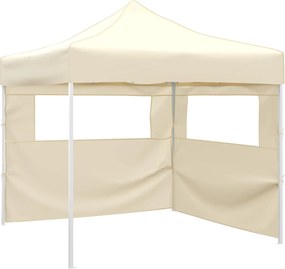 vidaXL Cort pentru Petreceri Crem 291 x 291 x 315 cm Material Oxford