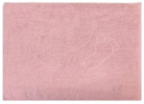 Covoras de baie EVOLA 50x70 cm roz deschis, 100% bumbac