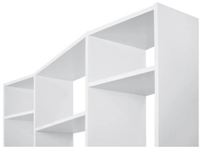 Bibliotecă albă 144x224 cm Valsa – TemaHome