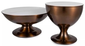 Măsuță de cafea Calvari, marmură / bronz