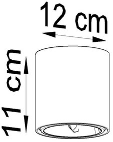 Spot TIUBE 1xGU10-AR111/40W/230V Sollux SL.0695