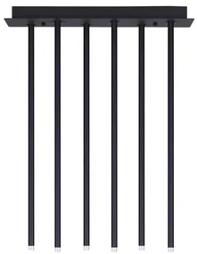 Lustra LED aplicata design minimalist STILVI 17W negru