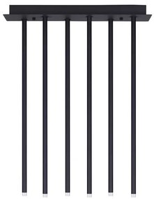 Lustra LED aplicata design minimalist STILVI 17W negru