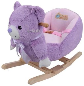 Balansoar Plușat pentru Bebeluși și Copii Mici - L-Sun-1