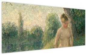 Tablou - Camille Pissarro, The Bather, reproducere (120x50 cm)