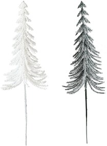 Decorațiuni de Crăciun Pom de Crăciun, mix de 2culori, înălțime 32 cm, SET DE 2 BUCĂȚI