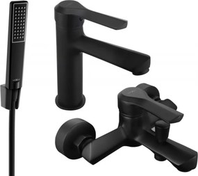 Mexen Sabre Set de baie R72, negru - 72103R72-70