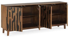 Comodă maro din lemn de mango 190x80x40 cm Kantu – MOME