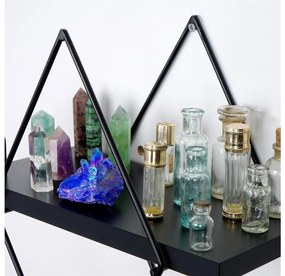 Raft decorativ de perete Duvelo 15 (negru) . 1093638