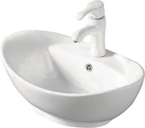 Lavoar pe blat Fluminia Loira New 59x39 cm