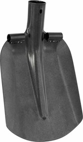 vidaXL Cap de lopată Argintiu 33 x 21 cm Oțel vopsit electrostatic