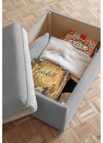 Taburet gri deschis Wilson – Miuform