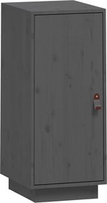 vidaXL Dulap, gri, 34x40x75 cm, lemn masiv de pin