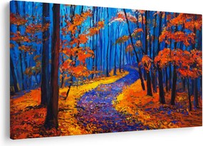 Tablou - Pădurea toamna (90x60 cm)