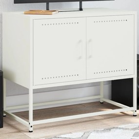 vidaXL Dulap TV, alb, 68,5x39x60,5 cm, oțel
