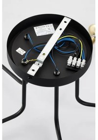 Lustră pe tijă Jupiter 2040 BURANO 5xG9/10W/230V negru/auriu/transparent