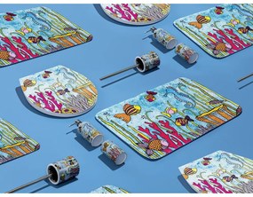 Covoraș de baie din material textil 45x70 cm Rollin'Art Ocean Life – Wenko