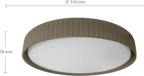 Brilagi - Plafonieră LED LUCIA LED/24W/230V Ø 31 cm taupe