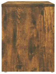 Noptiera, stejar fumuriu, 40x30x40 cm, lemn prelucrat 1, Stejar afumat