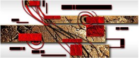 Tablou cu abstracție (120x50 cm)