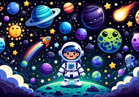 Fototapet - Univers vesel (147x102 cm)