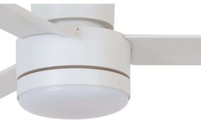 Ventilator LED de tavan BAYSIDE 213037 LAGOON GX53/17W/230V alb + telecomandă