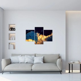 Tablou cu parașutiști în ceruri (90x60 cm)