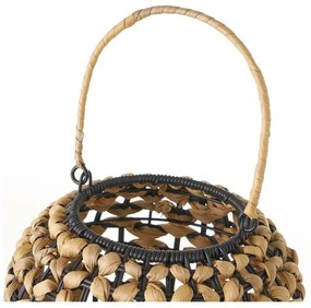 Veioză negru/natural (înălțime 30 cm) – Casa Selección