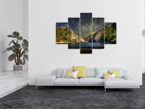 Tablou peisajului cu lac (150x105 cm)