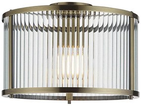 Endon 106265 - Plafonieră RIDGETON, 1xE27/10W/230V, finisaj alamă