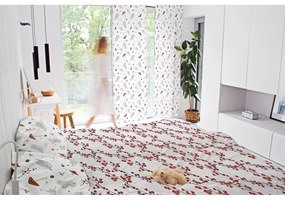 Draperie albă din bumbac satinat 110x250 cm Toadstools – Butter Kings