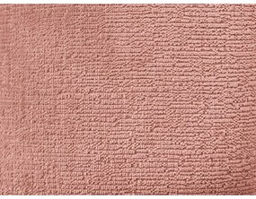 Colțar roz cu tapițerie din chenille (cu colț pe partea dreaptă/în formă de ”L”) Whesley – Bobochic Paris