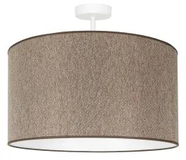 Lustră aplicată ROLLER ECO Duolla RECYCLING 1xE27/15W/230V d. 45 cm maro