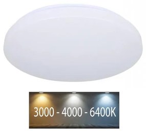 Plafonieră LED/18W/230V 31cm 3000K/4000K/6400K alburie