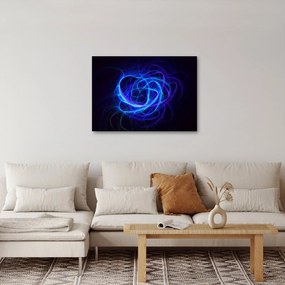 Tabloul cu ghem albastru abstract (70x50 cm)