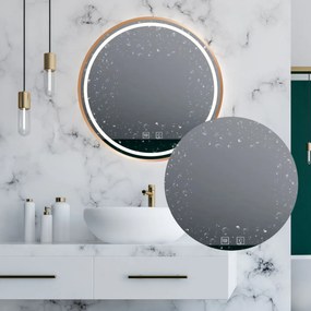 Oglinda LED 70cm MMJ roz gold
