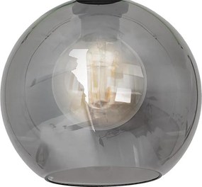 Pahar de schimb universal SOFIA pentru E27, Ø 20 cm, fumuriu-negru