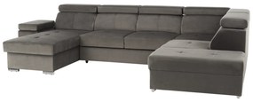 Set canapea fotolii Lamour (gri maro) (S). 1040164
