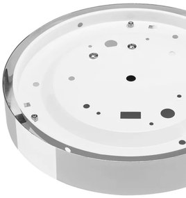 Plafonieră JONAS 1xE27/60W/230V d. 26 cm crom lucios