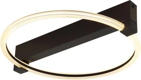 Plafoniera LED metal negru FLETCHER