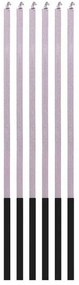 Colorat Magic Flame Lilac, Lumânare de tort lila, set de lumânări 6 buc