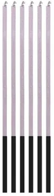 Colorat Magic Flame Lilac, Lumânare de tort lila, set de lumânări 6 buc