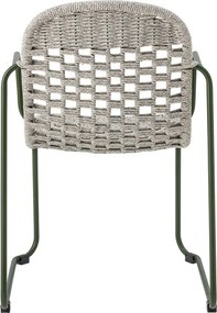 Scaun de grădină gri din metal Calana – Bloomingville