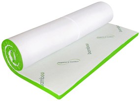 Topper saltea Bamboo Memory, 140x190 cm, 7 zone de confort, H 5 cm