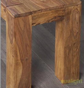 Banca din lemn de trandafir Sheesham, Makassar 140cm A-15521 VC