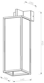 Aplică de exterior Lucide 27806/01/30 LAURENS 1xE27/40W/230V IP54 negru