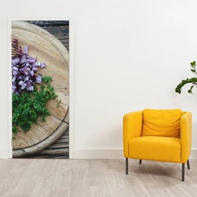 Fototapet pentru ușă - De pe blatul de bucătărie (95x205cm)