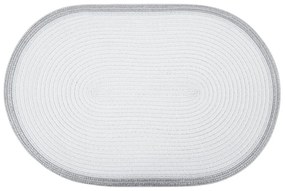 Set de masă decorativ 30 x 45 cm Alb