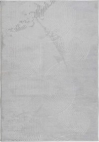 vidaXL Covor IZA aspect scandinav, cu fire scurte, gri, 160x230 cm